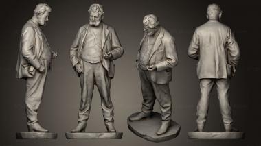 Figurines of people Heinrich Zille 3d model